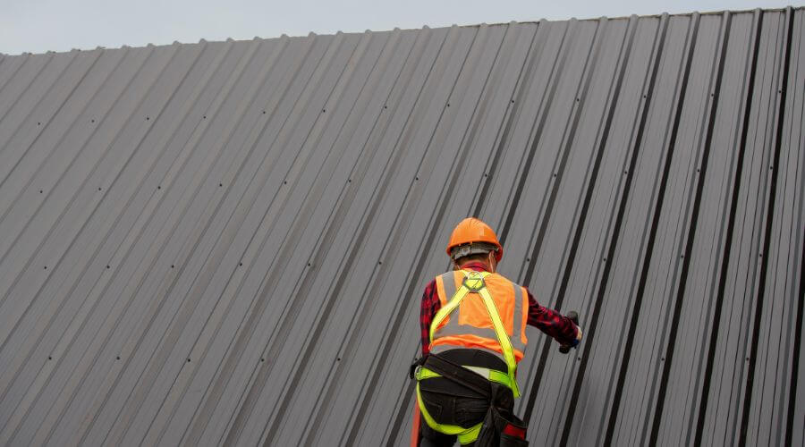 Professional metal roof installation services in League City, TX
